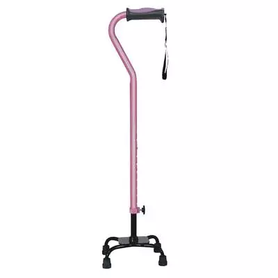 Hugo Mobility Quad Cane Adjustable Right/Left Hand Use Small Base 39 In. Height • $29.10