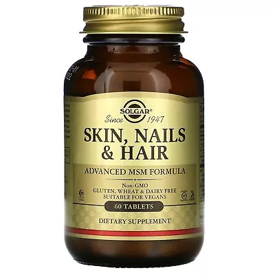 Skin Nails & Hair Advanced MSM Formula 60 Tablets • $15.78