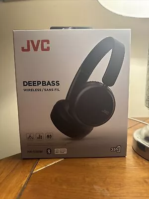 JVC Deep Bass HA-S36W Wireless Bluetooth Headset Black • £20