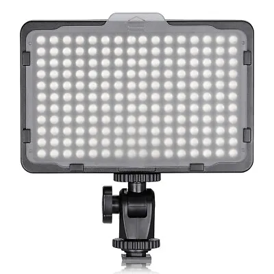 Neewer On Camera Video Light Dimmable 5600K 176 LED Panel With 1/4  Thread  • $39.59