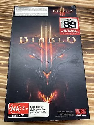 Diablo III 3 PC Game  Passes  Quick Start Guide And Notebook Boxset With Mag • $32.44