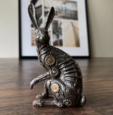 Custom Made Steampunk Jack Rabbit Asymmetrical Sculpture Figurine Statue Décor • $34.95