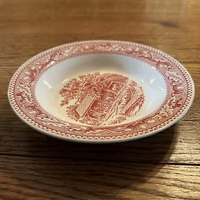 Royal Ironstone Memory Lane 8.5”” X 1.5  Serving Bowl Red • $10