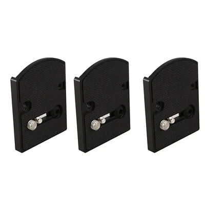 3X 410PL  Release Plate For Manfrotto 405 410 For RC4  Release System Black E3O6 • $36.60