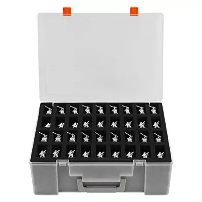 Miniature Storage Sturdy Carrying Figure Case -108 Slot Figurine Minature • $56.27