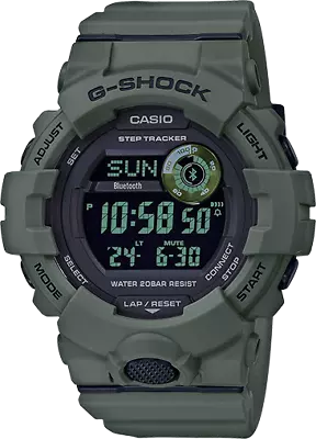 NEW Casio G-shock GBD800UC-3A G-Squad Bluetooth Military Green Resin Watch  • $84.50