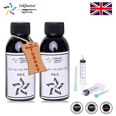 2x100 Ml Ink Cartridge Refill Kit For Canon Pixma MG3500 MG 4100 MG4150 MG4200 • £14.99