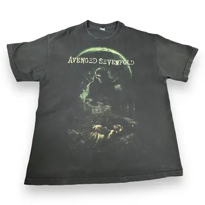 Avenged Sevenfold Shirt Adult EXTRA LARGE Black A7X Nightmare Heavy Metal Band • $34.95