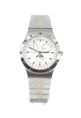 Movado Triple Date Calendar Two Tone Stainless Steel Watch 80-84-860V81 • $500