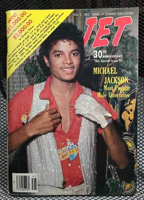 Michael Jackson Glove 30th Anniversary Black Americana JET Magazine Nov 5 1981 • $20