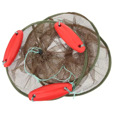 Fishing Basket Net Guard Shrimp Nylon Drawstring Foldable Catch • $10.99