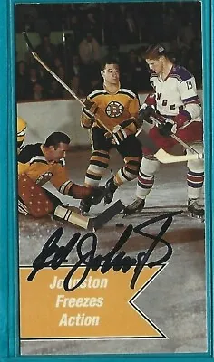 ED JOHNSTON Signed 1994 Parkhurst Card #167 BOSTON BRUINS Parkie Tall Boy • $8.99