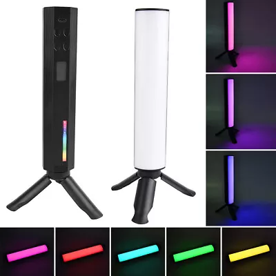 2in1 W200 LED RGB Handheld Video Light Stick Tube Light + Tripod Stand 9000K • $29.99