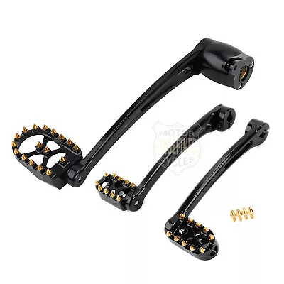 MX Brake Arm Shift Lever Shifter Pegs Pedal Kit For Harley Touring Road Glide FL • $104.78