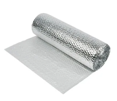 Yuzet Silver Multi-purpose Double Aluminium Bubble Insulation Foil. Loft Wall • £469.99