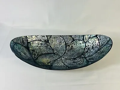 Abolone Shell Oval Decorative Bowl  • $8