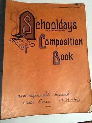 Vintage Ephemera~Handwritten School Notebooks 1940’s~notes + Empty Pages! • $6.65