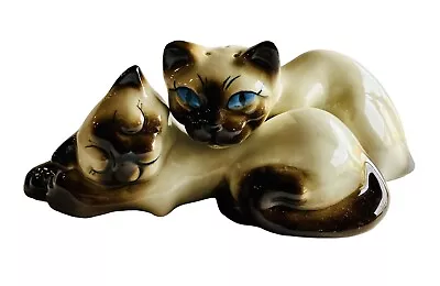 Vtg Ceramic Arts Studio Siamese Cat Salt And Pepper Shakers Thai-Thai And Thai • $29.99