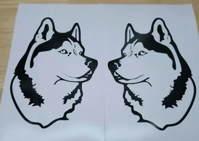 £5.99 • Buy Husky Car Van Body Panel Window Caravan Minivan Trailer Sticker Decal