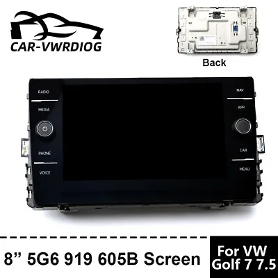 OEM 5NG919606B 8  Media Button SAT NAV Display Screen Mechanical For VW Golf 7.5 • $299.99