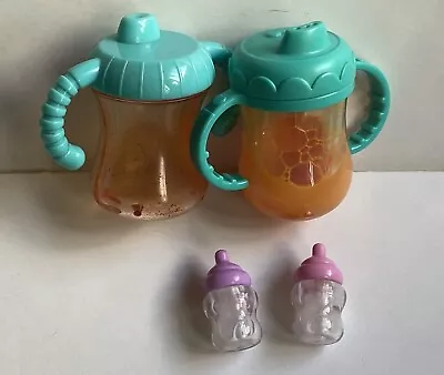 Unbranded Vanishing Liquid Lot: 2 Sippy Cups+2 Miniature Bottles. READ* Good* • $6
