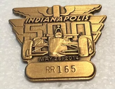 2014 Indy 98th Indianapolis 500 Bronze Pit Pass Badge Ryan Hunter-Reay Winner • $20