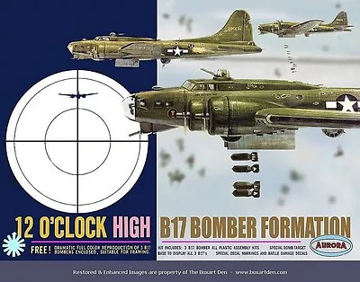 Reproduction Decals Only:  Aurora B-17 Bomber Formation   12 O'clock High  • $27