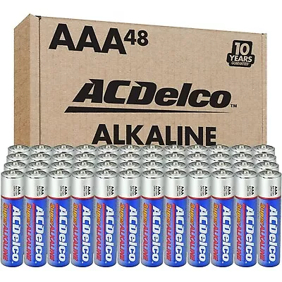 ACDelco Super Alkaline AAA Batteries 48-Count • $12.49