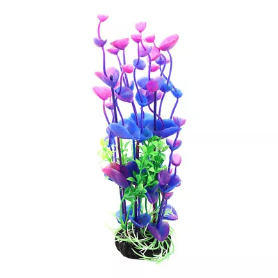 8  Height Artificial Red Green Plants Aquarium Aquascaping Tank Decorations • $18.49