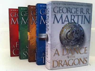 Song Of Ice And Fire Game Of Thrones Hardcover Set George R. R. Martin Set VG • $139