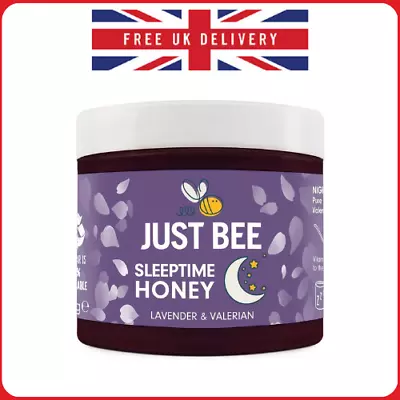 Just Bee Sleeptime Honey Lavender Flavoured Natural Honey With Valerian Root An • £12.12