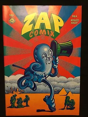 Zap Comix #4 Excellent Condition ROBERT CRUMB SECOND PRINTING GLOSSY COVER RARE • $24.99