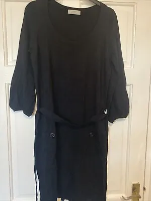 Marks And Spencers Ladies Black Dress Size Uk 14 • £6.99