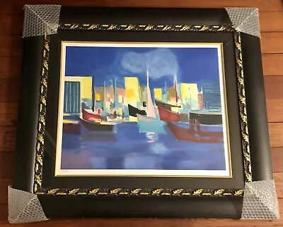 Marcel Mouly  Port Orientale” Limited Edition 80/300 Signed/Numbered Lithograph • $400