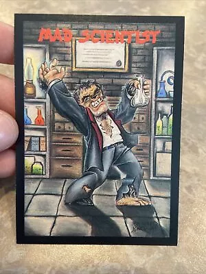 Mad Scientist Trading Card Monster In My Pocket 1991 Vintage • $1.79