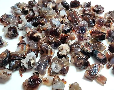 Natural AAA Mexican Fire Agate Polished Rough Loose Gemstone Wholesale Lot • $59.49