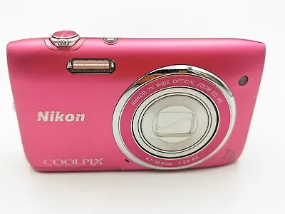 Nikon COOLPIX S3500 Pink Compact Digital Camera !Fastest Shipping! 273 • $170