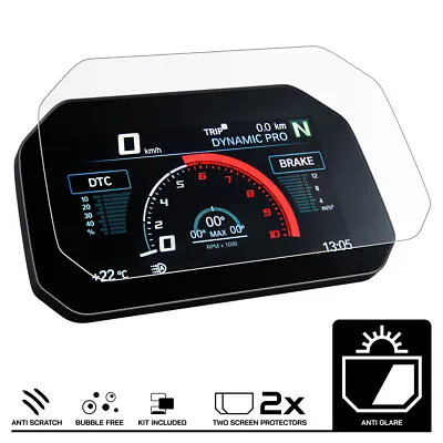 BMW F800GS / F900GS (ADV) (2024-) Dashboard Screen Protector 2 X Anti Glare • $13.67
