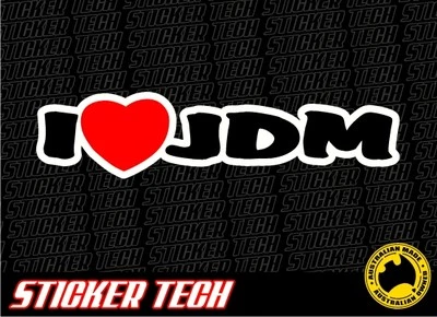 $4 • Buy I Love (heart) Jdm Sticker Decal To Suit Drift Car Drifter Honda S13 Silvia Ek