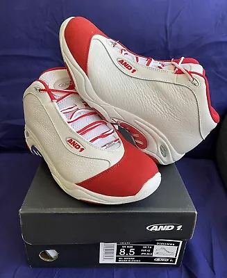 DS AND 1 Tai Chi LX White Red Sz 8.5 D1055MWR Basketball Vince Carter VC Retro • $229.95