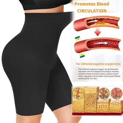 Women's Tummy Control Shorts High Waist Slimming Body Shaper Shapewear Underwear • £4.99