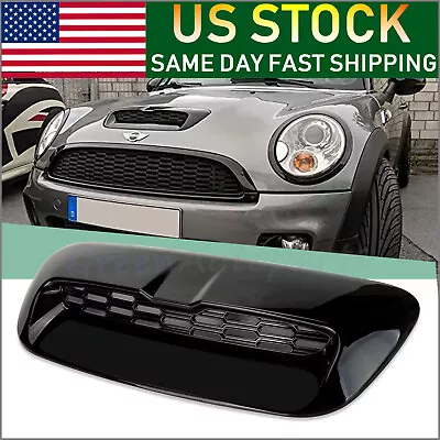 For Mini Cooper S R56 2007-2014 2013 Front Air Hood Bonnet Scoop Vent Glossy BLK • $64.80