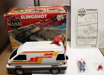 Kenner Mask SLINGSHOT (1986) Complete W/ BOX & CARDBOARD INSERT  ~NICE!~ • $119