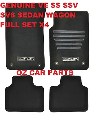 Genuine Floor Mats 4 Piece Full Set Sedan Ve V8 Ss Ssv Sv8 Commodore Genuine New • $185