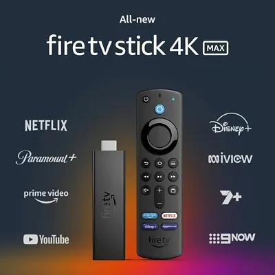 $83 • Buy Amazon Fire Tv Stick 4k Max - Wi-fi 6, Alexa Voice Remote With Tv Controls