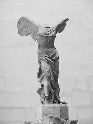 11832.Decoration Poster.Room Wall.Home Art Design.B&W Winged Victory Statue • $21