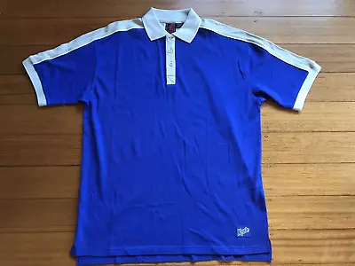 VINTAGE 90s Y2K MENS KETTLE CHIPS COTTON POLO SHIRT X-LARGE • $29.99