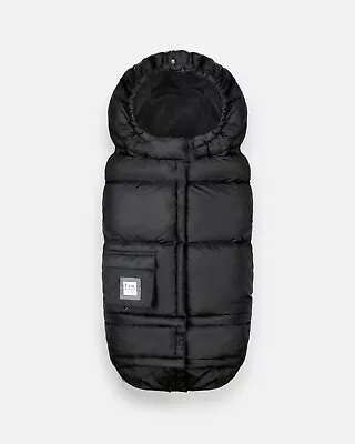 7am Enfant Blanket 212 Black Puffer With Grey Fleece Liner - Great Condition! • $69.99