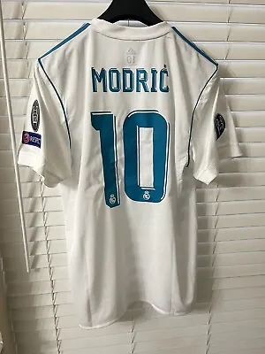 Real Madrid Luka Modric Player Issue Adizero Shirt Football Jersey • $599