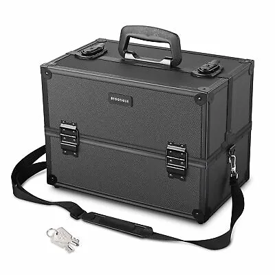 BYOOTIQUE Makeup Train Case Box Travel Beauty Cosmetic Jewelry Storage Organizer • $54.90